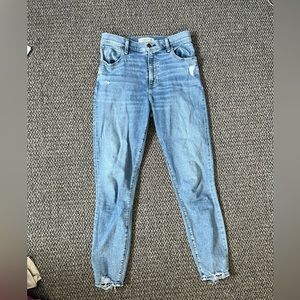 Abercrombie & Fitch Super skinny ankle high-rise jeans